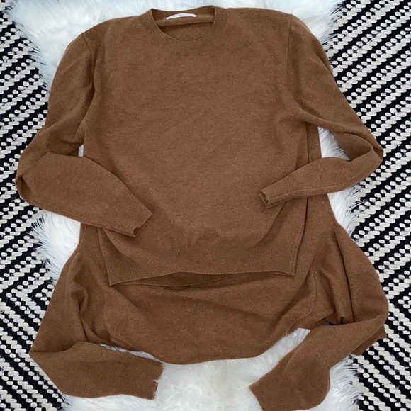 NWOT Octette camel color Concept wool sweater - Picture 4 of 11